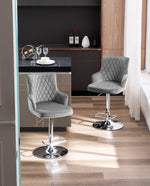 DUHOME home decor bar stools grey