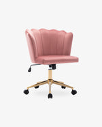 DUHOME lotus velvet accent tub chair