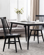 Memphis Wood Dining Chairs Set of 2