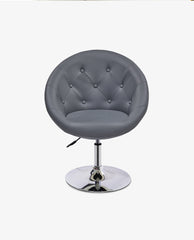 DUHOME rotating papasan chair grey display