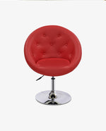 DUHOME swivel papasan chair red details