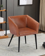 DUHOME low back leather office chair