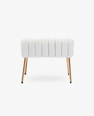 DUHOME tufted stool ottoman