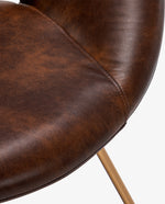 DUHOME brown papasan chair details