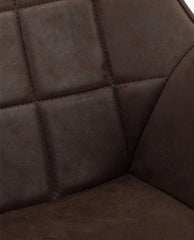 Portsmouth Tufted Armchair with Black Base