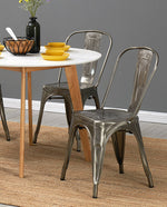 Duhome stackable dining chairs