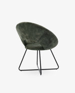 vintage green upholstered club chairs for living room