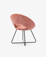 Duhome blush upholstered chair