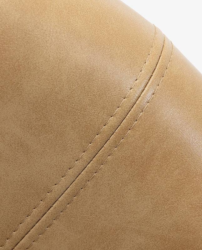 San Diego Crisscross Black Legs Faux Leather Papasan Chair - DUHOME ...