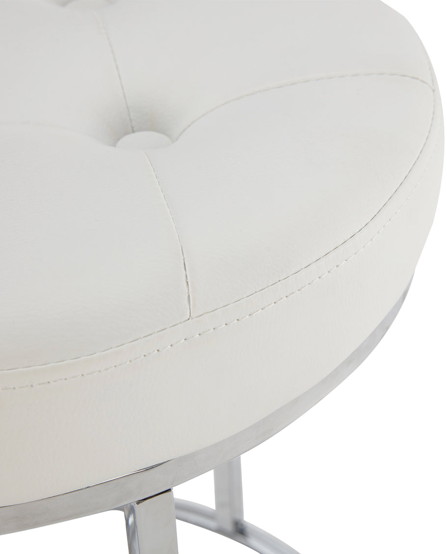 Round hotsell vanity chair