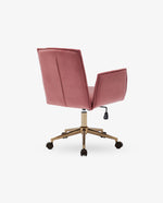 DUHOME green velvet task chair pink online shopping