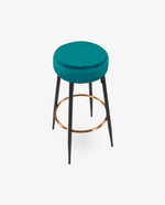 DUHOME bar stools with cushion seat atrovirens details