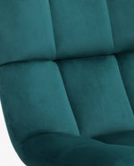 emerald square tufted chair with comfy material