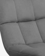 square accent chair with comfy velevt material