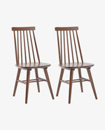 Memphis Wood Dining Chairs Set of 2