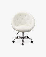 white PU Swivel Chair