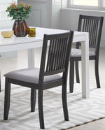 Alamosa Slat-Back Dining Chairs Set for Modern Dining Room