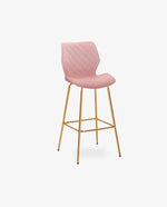 DUHOME diamond stitch bar stool