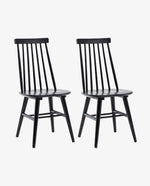 Memphis Wood Dining Chairs Set of 2