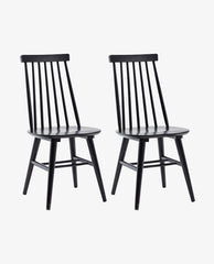 Memphis Wood Dining Chairs Set of 2