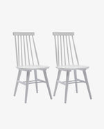 Memphis Wood Dining Chairs Set of 2