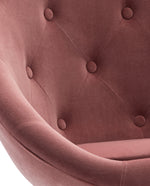 DUHOME button tufted chair pink high quality