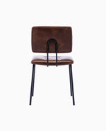 tubular leather chair