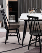 Memphis Wood Dining Chairs Set of 2