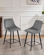 24"/30" New Orleans Padded Bar Stools Set of 2