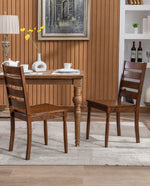 solid wood ladder back chairs