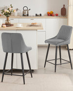 24"/30" New Orleans Padded Bar Stools Set of 2