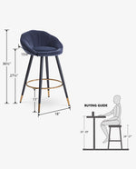 36" tulsa bar stools