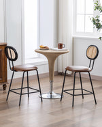 Kalamazoo Cane Back Counter Stools Set of 2