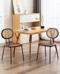 Marquette Cane Back Dining Chairs Set of 2