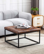 Telluride Square Tufted Upholstered Ottoman