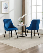 Paso Robles Velvet Tufted Dining Chairs Set of 2