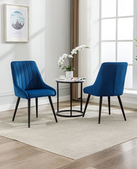 Paso Robles Velvet Tufted Dining Chairs Set of 2