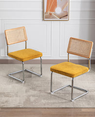 Gilbert Bauhaus Cantilevered Side Chairs Set of 2