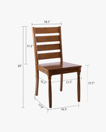 Bardstown Ladder Back Wooden Chairs Set of 2