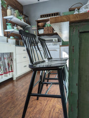 Tuolumne Spindle Wood Counter Stools Set of 2